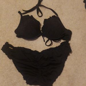 1 VS Pink Swimsuit. Push up top, ruffled bottoms